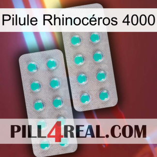 Pilule Rhinocéros 4000 29